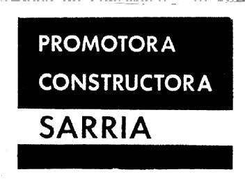 PROMOTORA CONSTRUCTORA SARRIA