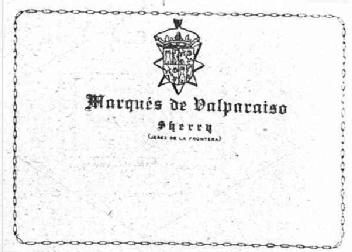 MARQUES DE VALPARAISO SHERRY (JEREZ DE LA FRONTERA)