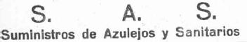 S.A.S. SUMINISTROS DE AZULEJOS Y SANITARIOS