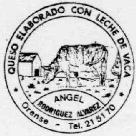 QUESO ELABORADO CON LECHE DE VACA ANGEL RODRIGUEZ ALVAREZ