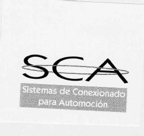 SCA SISTEMAS DE CONEXIONADO PARA AUTOMOCION