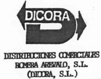 DICORA DISTRIBUCIONES COMERCIALES ROMERA AREVALO,S.L