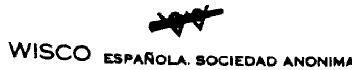 W WISCO ESPAÑOLA, SOCIEDAD ANONIMA
