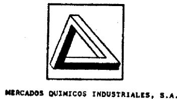 MERCADOS QUIMICOS INDUSTRIALES, S.A