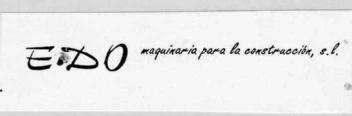 EDO MAQUINARIA PARA LA CONSTRUCCION, S.L