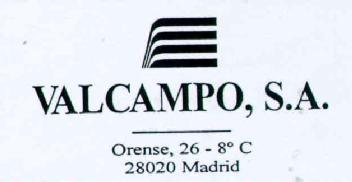 VALCAMPO, S.A