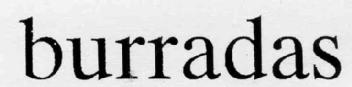 BURRADAS