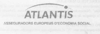ATLANTIS ASSEGURADORS EUROPEUS D'ECONOMIA SOCIAL