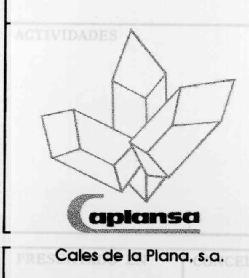 CAPLANSA CALES DE LA PLANA, S.A