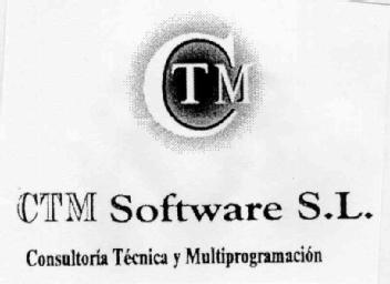 CTM SOFTWARE S.L. CONSULTORIA TECNICA Y MULTIPROGRAMACION