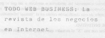 TODO WEB BUSINESS: LA REVISTA DE LOS NEGOCIOS EN INTERNET
