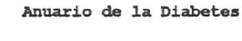 ANUARIO DE LA DIABETES