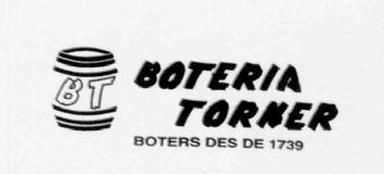 BT BOTERIA TORNER BOTERS DES DE 1739