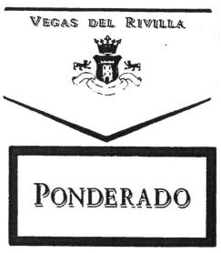 VEGAS DEL RIVILLA PONDERADO