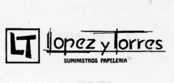 LT LOPEZ Y TORRES SUMINISTROS PAPELERIA