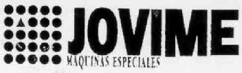 JOVIME MAQUINAS ESPECIALES