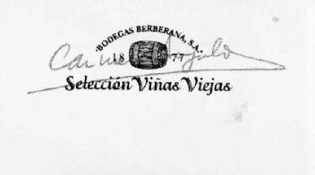 BODEGAS BERBERANA, S.A. SELECCION VIÑAS VIEJAS