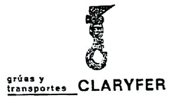 GRUAS Y TRANSPORTES CLARYFER