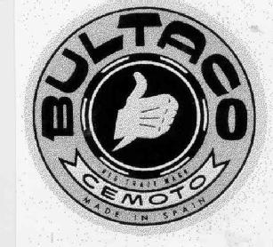 BULTACO CEMOTO MADE IN SPAIN