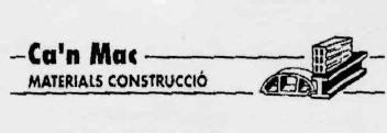 CA'N MAC MATERIALS CONSTRUCCIO