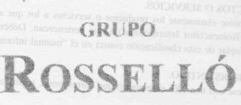 GRUPO ROSSELLO