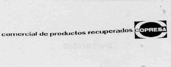 COMERCIAL DE PRODUCTOS RECUPERADOS COPRESA