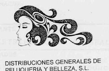 DISTRIBUCIONES GENERALES PELUQUERIA Y BELLEZA, S.L