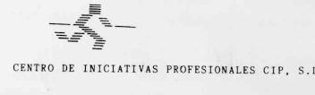 CENTRO DE INICIATIVAS PROFESIONALES CIP, S.L