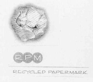 RPM RECYCLED PAPERMARK