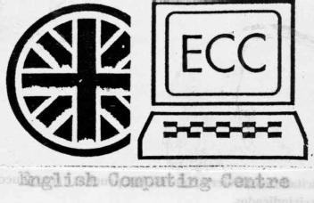 ECC ENGLISH COMPUTING CENTRE