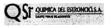 QSR QUIMICA DEL ESTRONCIO, S.A. GRUPO MINAS DE ALMADEN