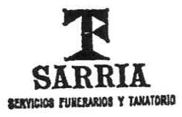 T SARRIA SERVICIOS FUNERARIOS Y TANATORIO