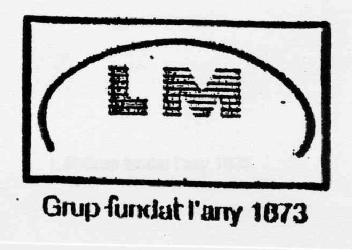 LM GRUP FUNDAT L'ANY 1873