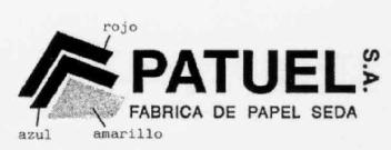 PATUEL S.A. FABRICA DE PAPEL SEDA
