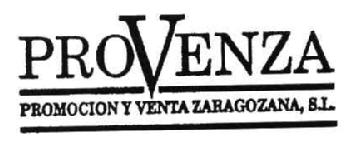 PROVENZA PROMOCION Y VENTA ZARAGOZANA, S.L