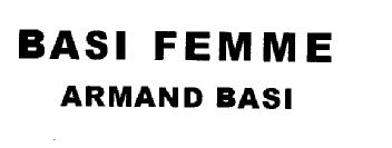 BASI FEMME ARMAND BASI