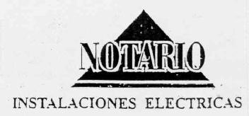 NOTARIO INSTALACIONES ELECTRICAS