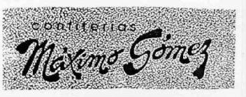CONFITERIAS MAXIMO GOMEZ
