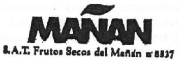 MAÑAN S.A.T. FRUTOS SECOS DEL MAÑAN N 8537