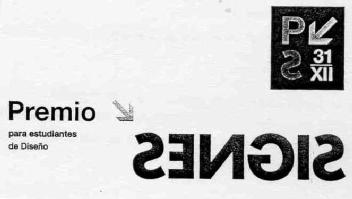 PREMIO PARA ESTUDIANTES DE DISEÑO SIGNES PS 31XII