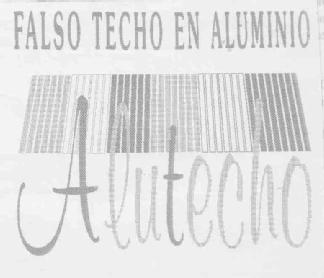 FALSO TECHO EN ALUMINIO ALUTECHO
