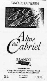 VINO DE LA TIERRA ALTOS DEL CABRIEL BLANCO