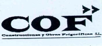 COF CONSTRUCCIONES Y OBRAS FRIGORIFICAS S.L