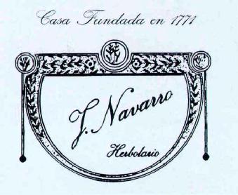 CASA FUNDADA EN 1771 J.NAVARRO HERBOLARIO