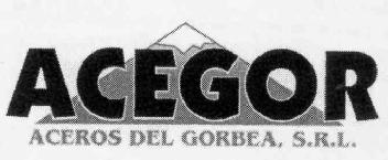 ACEGOR ACEROS DEL GORBEA, S.R.L