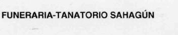 FUNERARIA-TANATORIO SAHAGUN