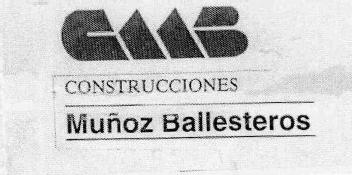 CAAB CONSTRUCCIONES MUÑOZ BALLESTEROS