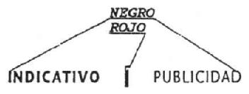 INDICATIVO PUBLICIDAD