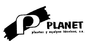 P PLANET PLANTAS Y EQUIPOS TECNICOS, S.A