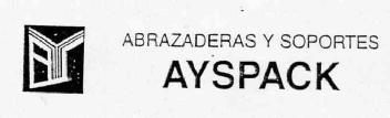 ABRAZADERAS Y SOPORTES AYSPACK